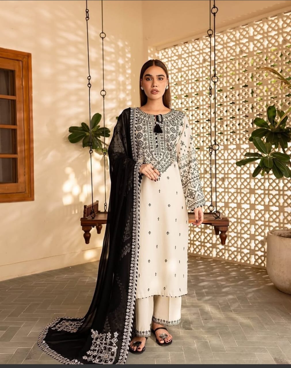 Gul e bahar Embroidered 3pcs